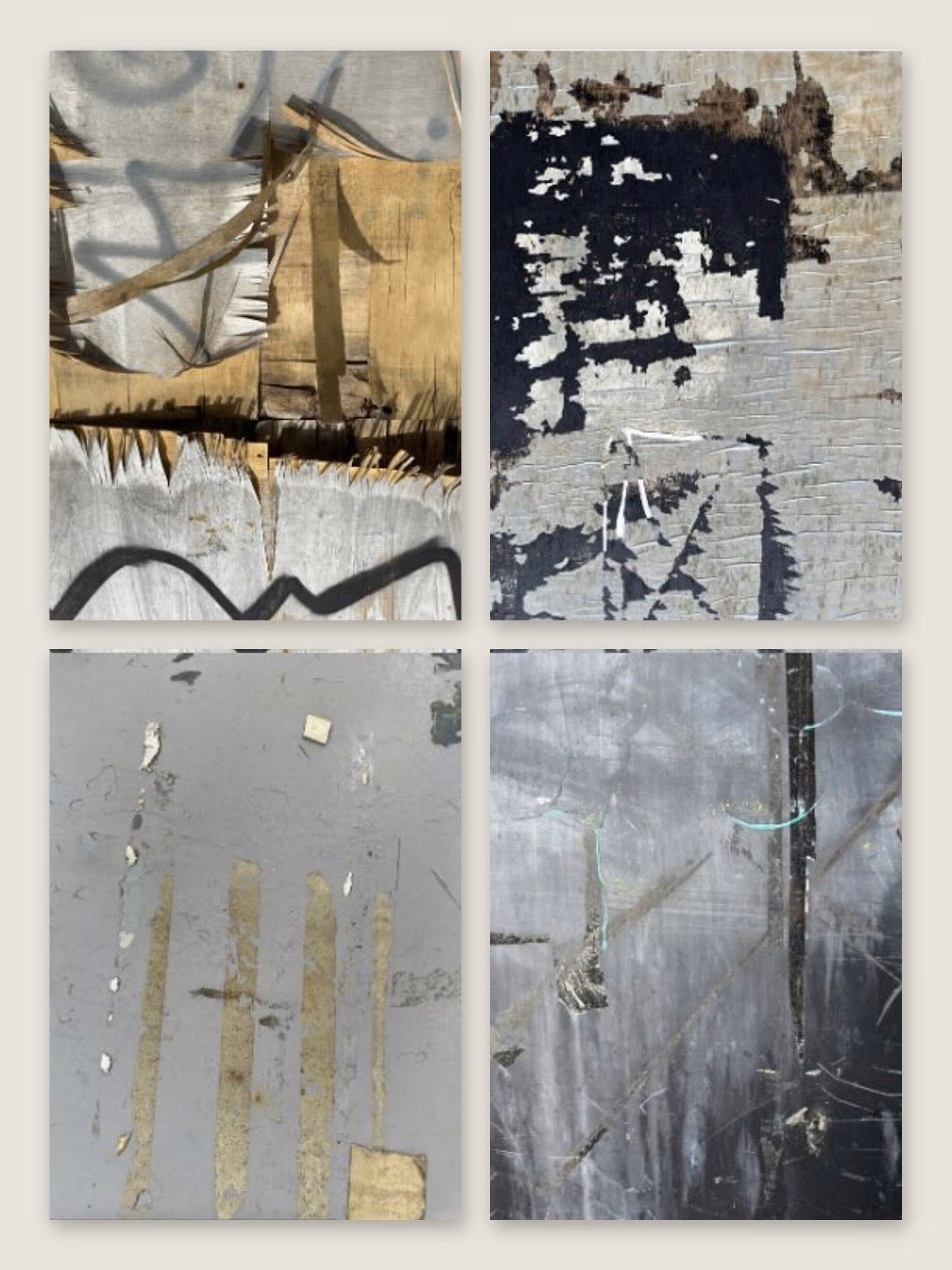 Quartet V: four photographs in one frame